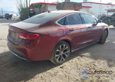 2015 Chrysler 200 C z USA, uszkodzony, nr VIN 1C3CCCCB8FN622249